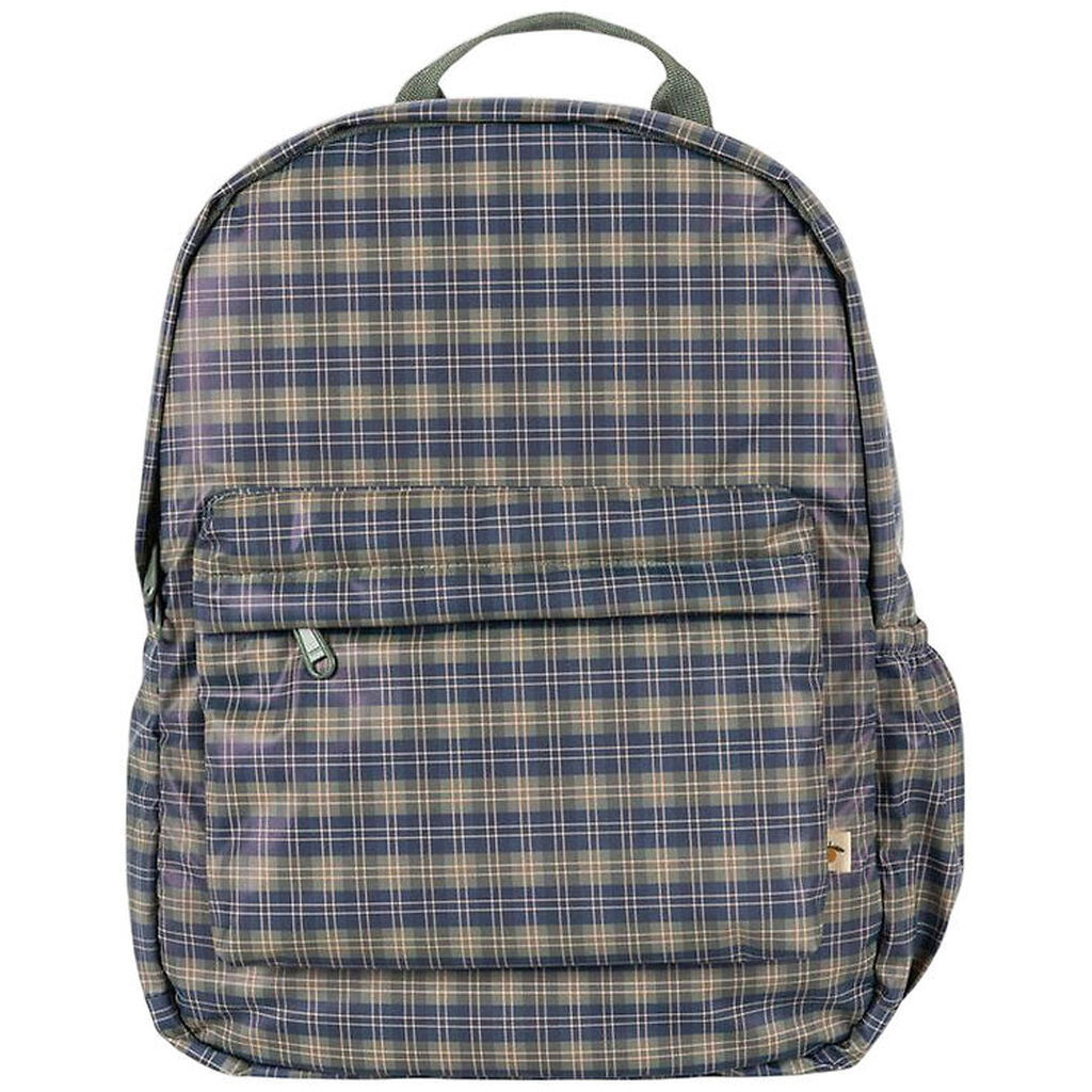 Konges Sløjd Rygsæk - PU - Rainy - Midi - Laurel Blue Check