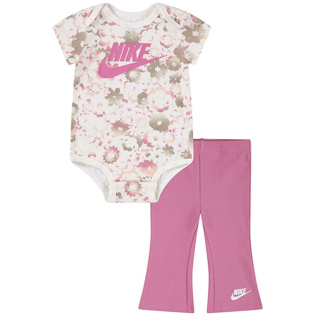 Nike Sæt - Leggings/Body k/æ - Magic Flamingo