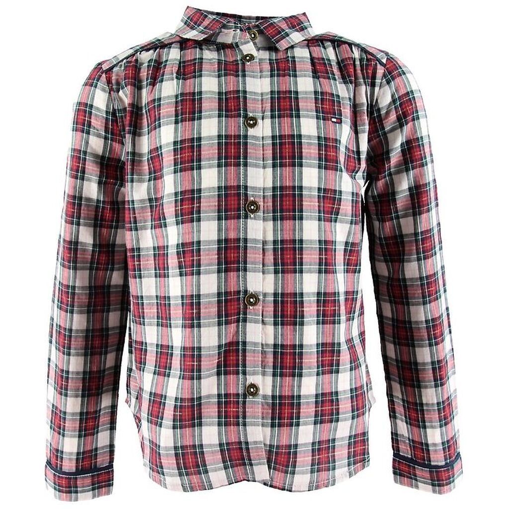 Tommy Hilfiger Skjorte - Rød/Hvidternet