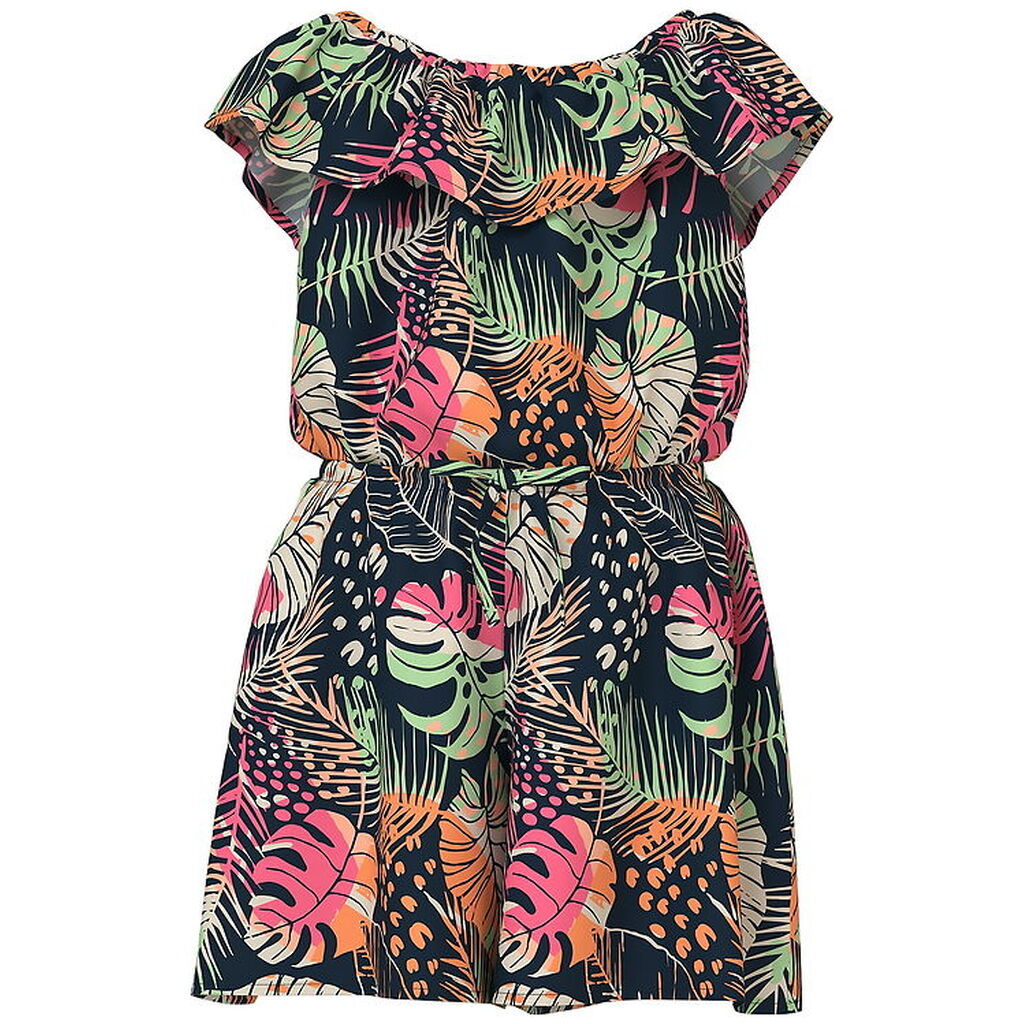 Name It Buksedragt - NmfVinaya - Navy Blazer/Fresh Tropical