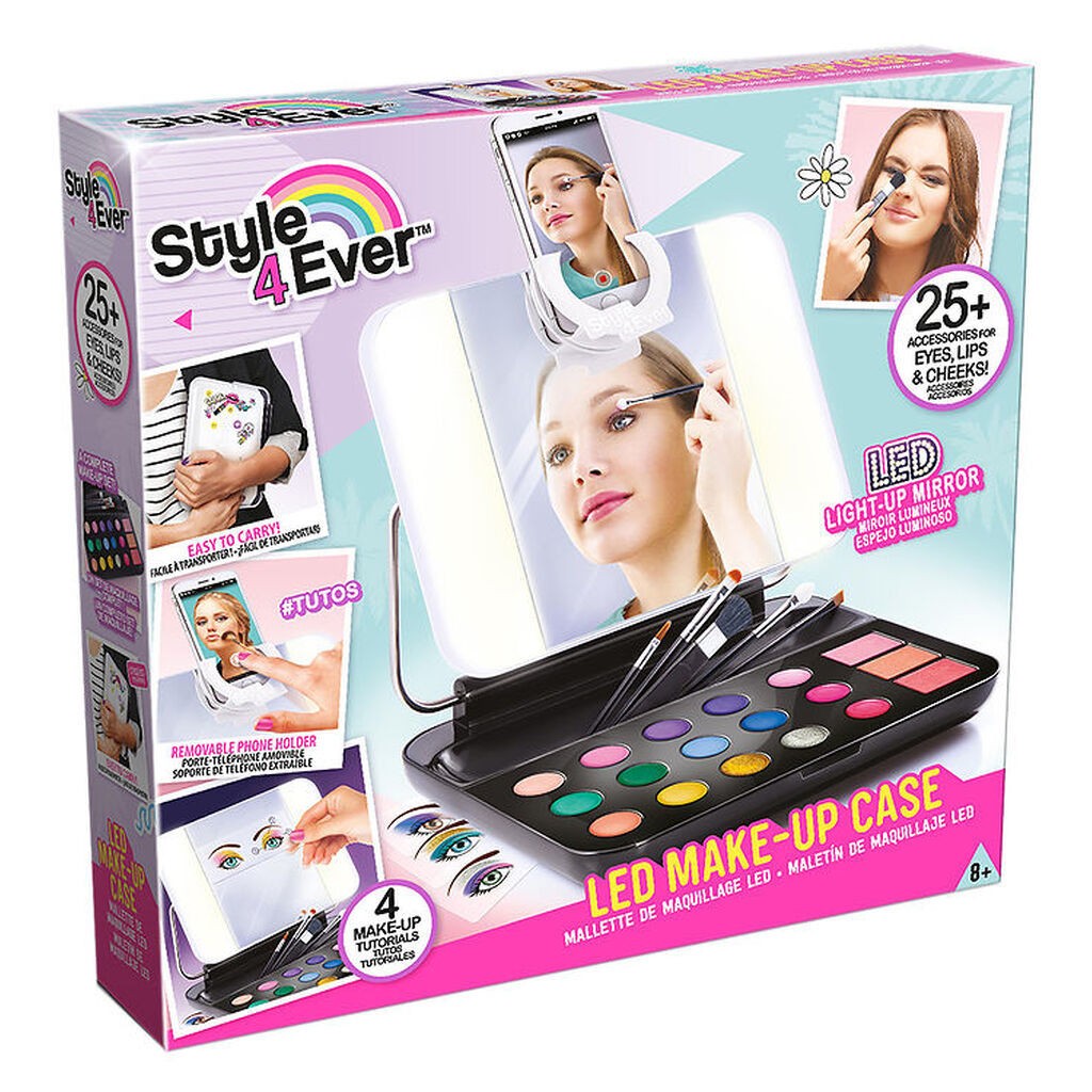 Style 4 Ever Makeup Etui m. LED-Lys