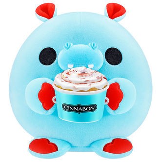 Snackles Bamse - 35 cm - Flodhesten Hugh m. Cinnabon