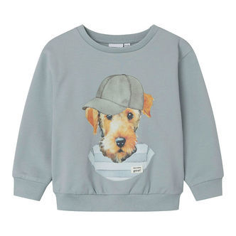 Name It Sweatshirt - NmmBasse - Quarry