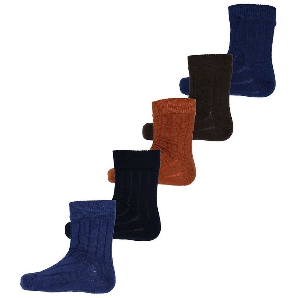 Minymo Strømper - 5-Pak - Total Eclipse