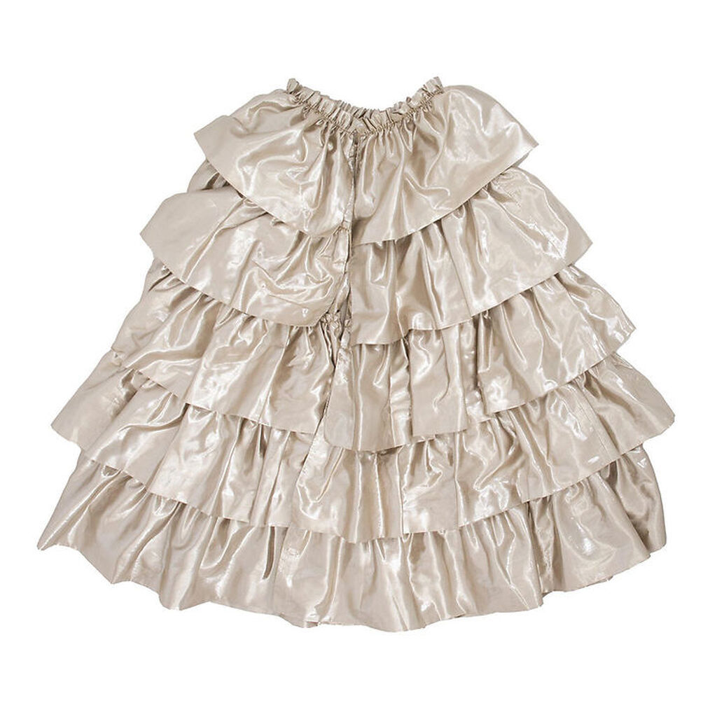 Meri Meri Udklædning - Gold Ruffle Cape