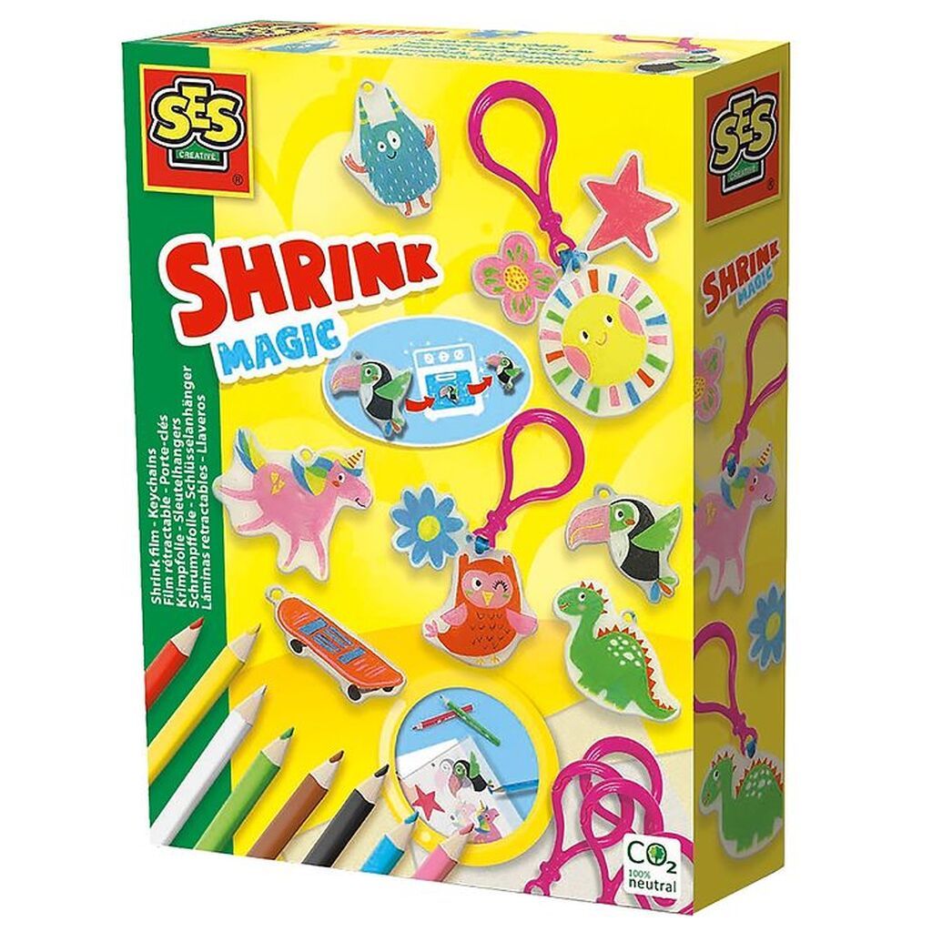 SES Creative Krympeplast - DIY - Nøgleringe