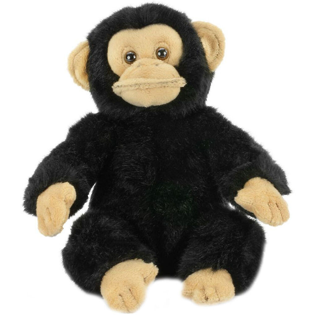 Living Nature Bamse - 15x11 cm - Baby Chimpanse - Sort