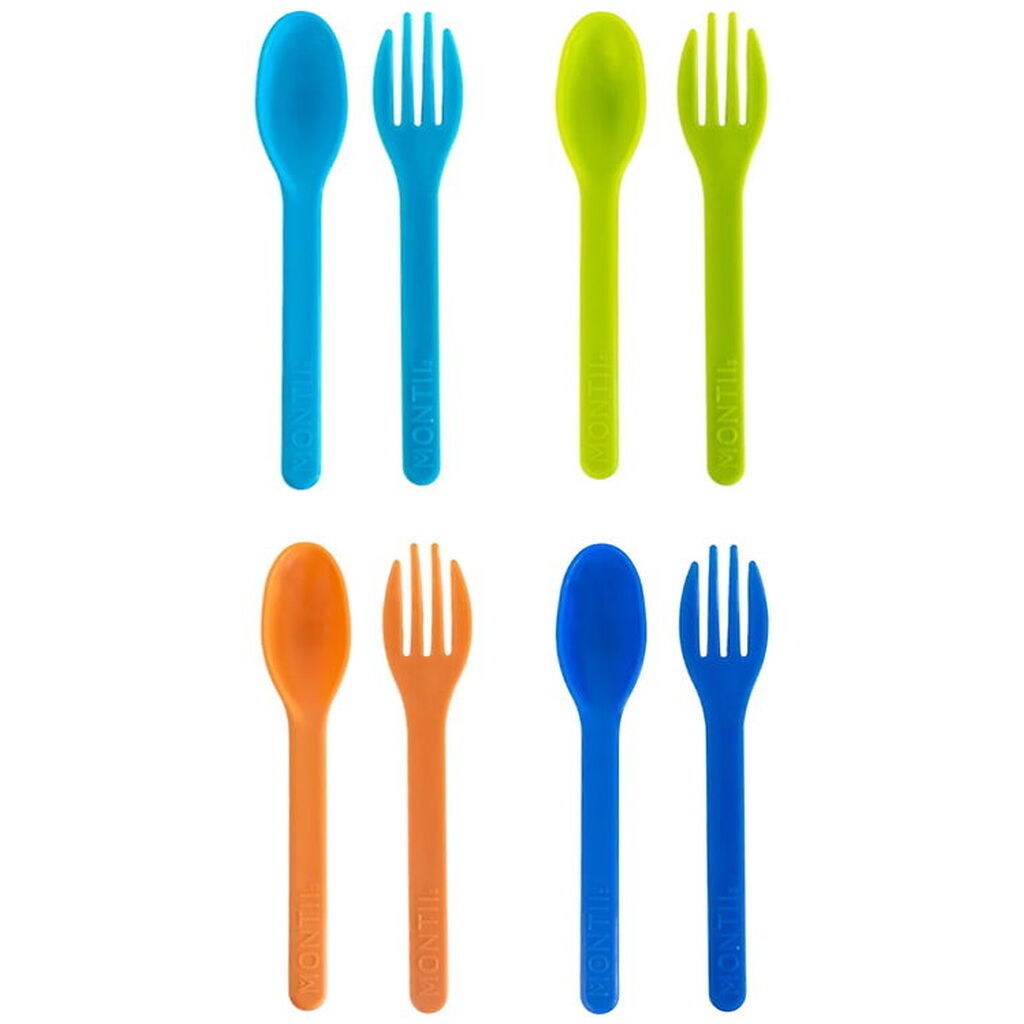 MontiiCo Børnebestik - Out and About - 8 Dele - Burst