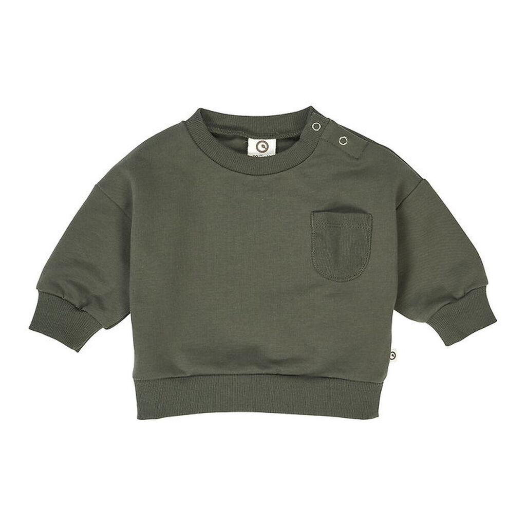 Müsli Sweatshirt - Baby - Cozy Me Pocket - Deep Green
