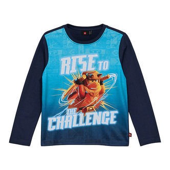 LEGOÂ® Ninjago Bluse - LWTano 704 - Dark Navy m. Print