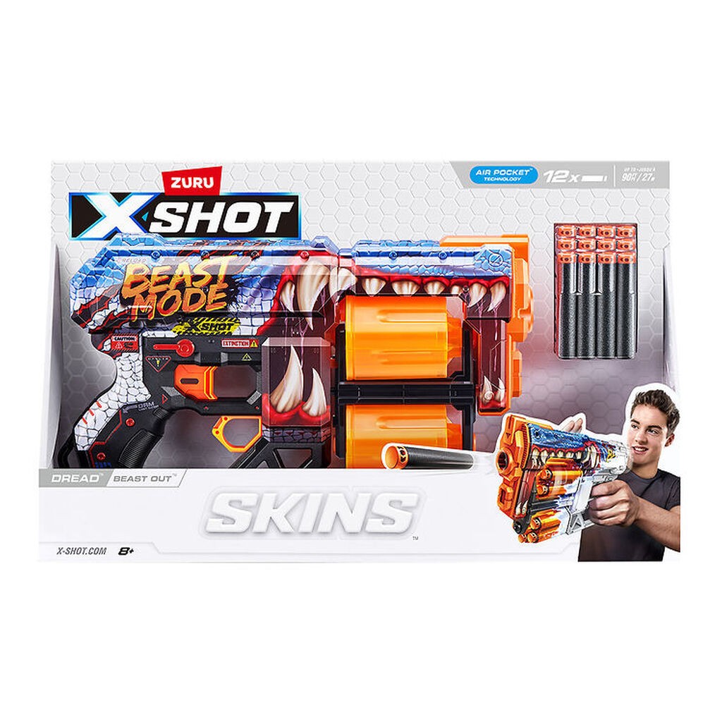 X-Shot Skumgevær - Skins - Beast Out