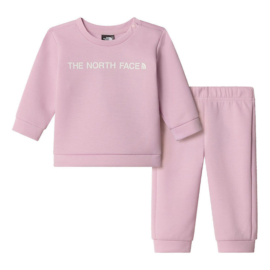 The North Face Sweatsæt - Bluse/Bukser - Pink Clover m. Logo