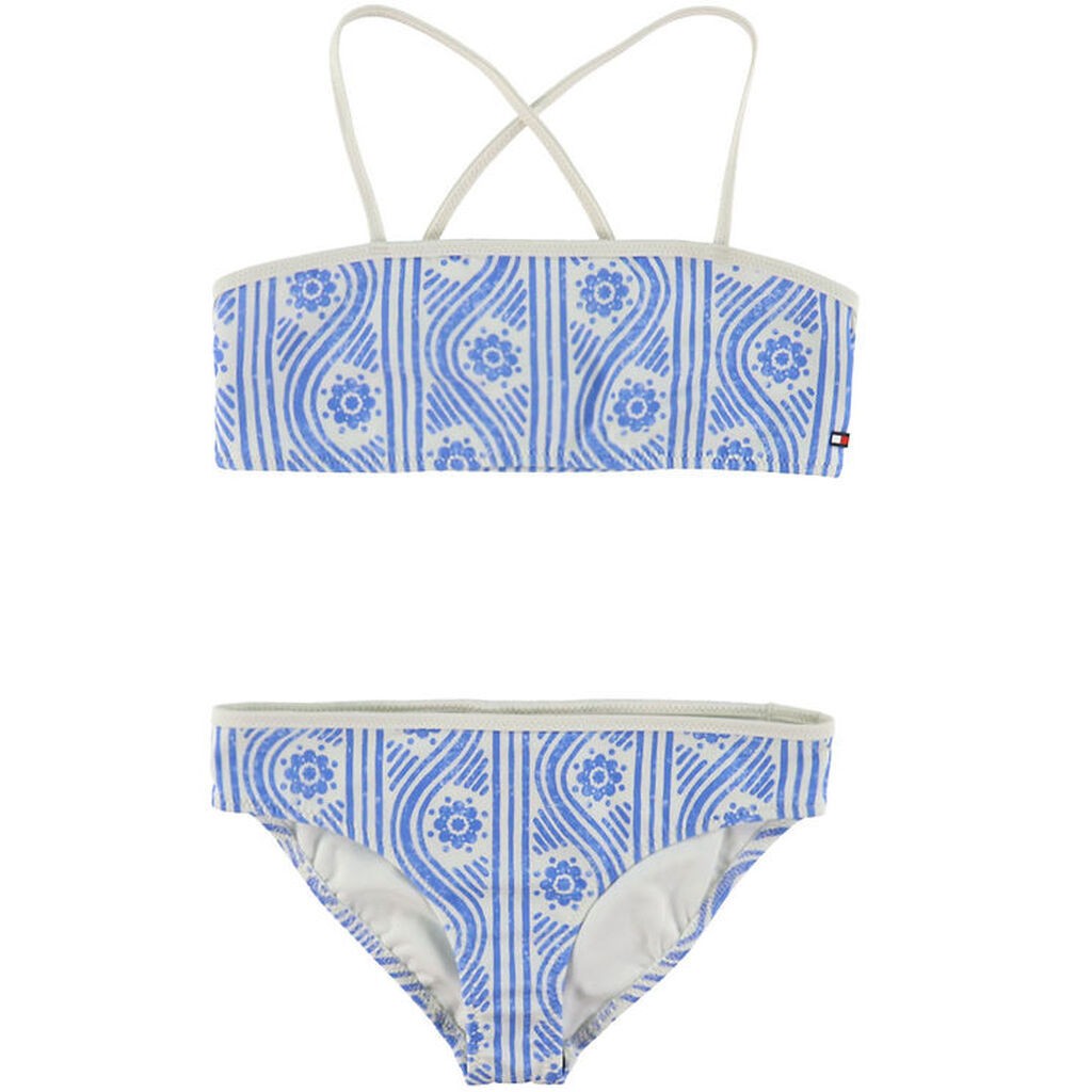 Tommy Hilfiger Bikini - Floral Stripe Blue Spell