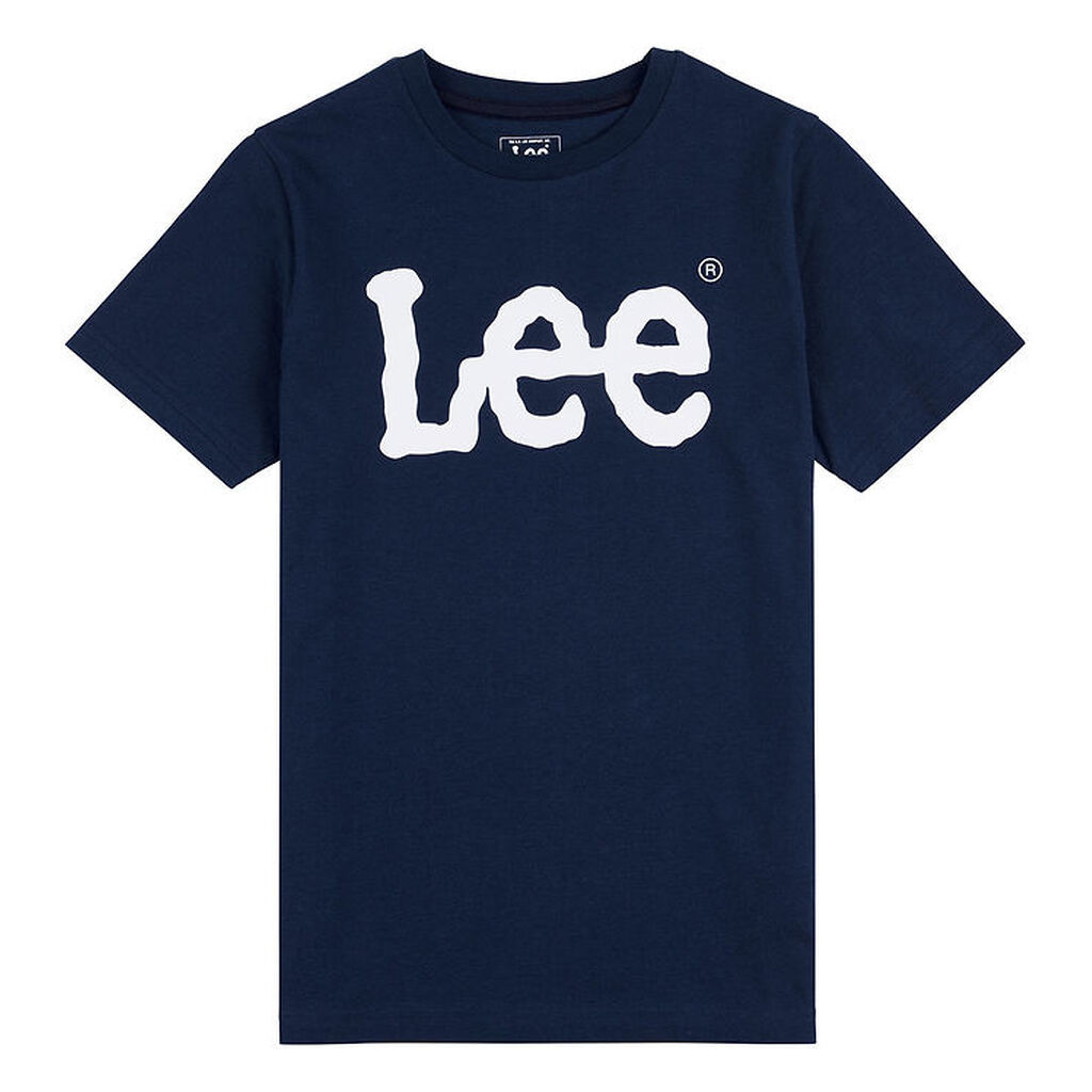 Lee T-Shirt - Wobbly Graphic - Navy Blazer