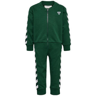 Hummel Sweatsæt - HmlMini - Mørkegrøn