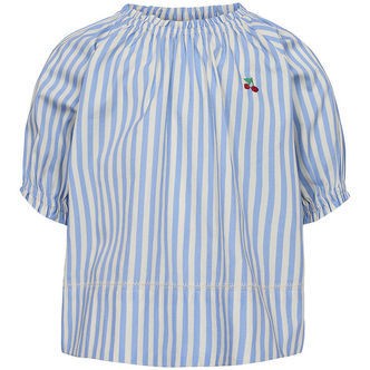 Sofie Schnoor T-shirt - Blå/Hvid