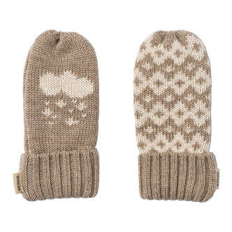 Wheat Luffer - Uld - Jacquard - Towsi - Grey Camel Melange m. Sn