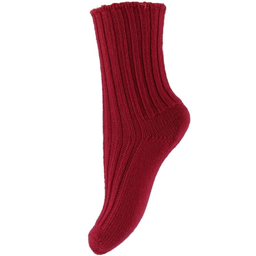 Joha Strømper - Uld - Rød