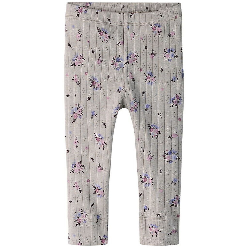 Name It Leggings - NbfSimone - Ashes Of Roses m. Blomster