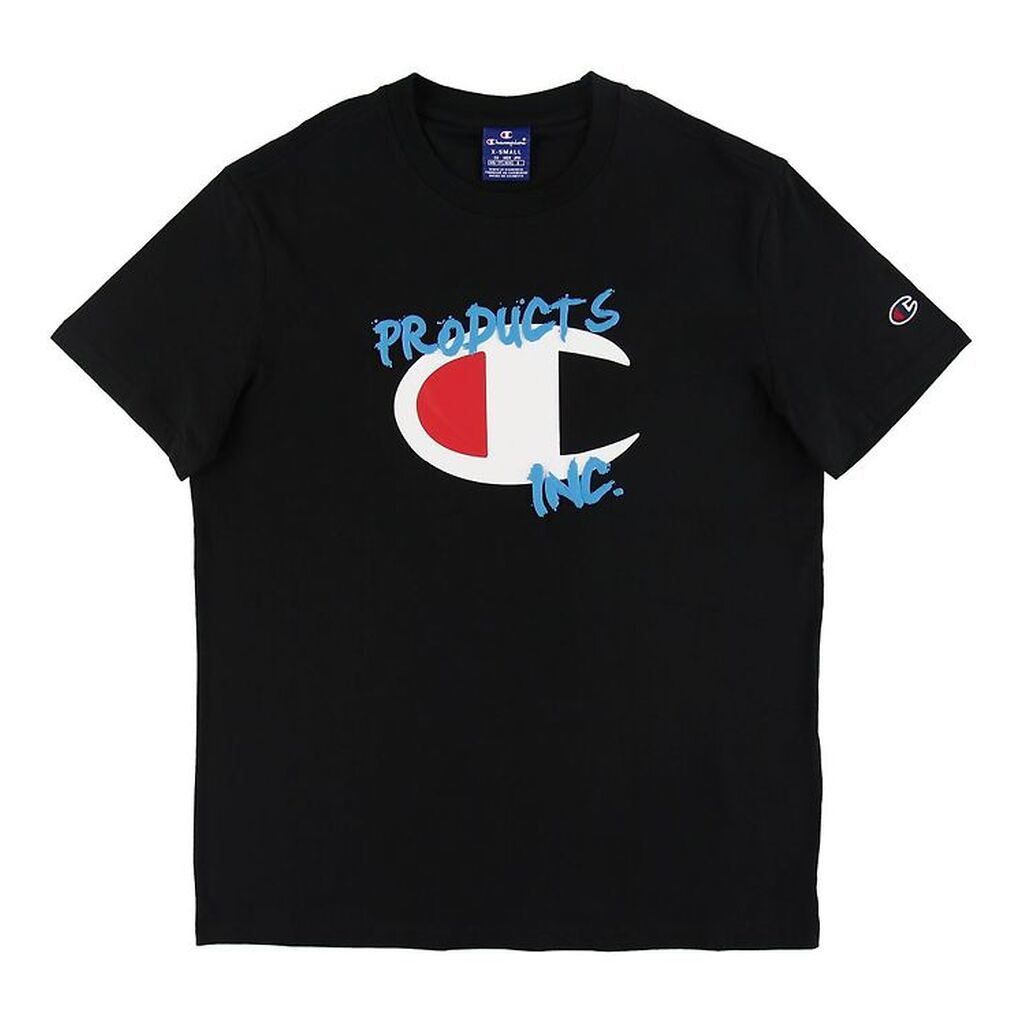 Champion Fashion T-shirt - Sort m. Logo