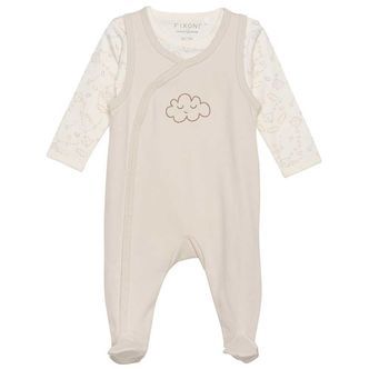 Fixoni Sparkedragt m. Body l/æ - Oatmeal