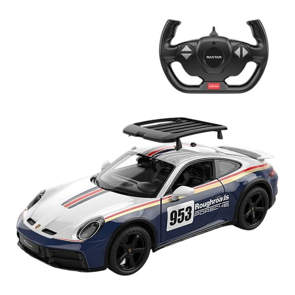 Rastar Fjernstyret Bil - Porsche 911 Dakar - 1:14