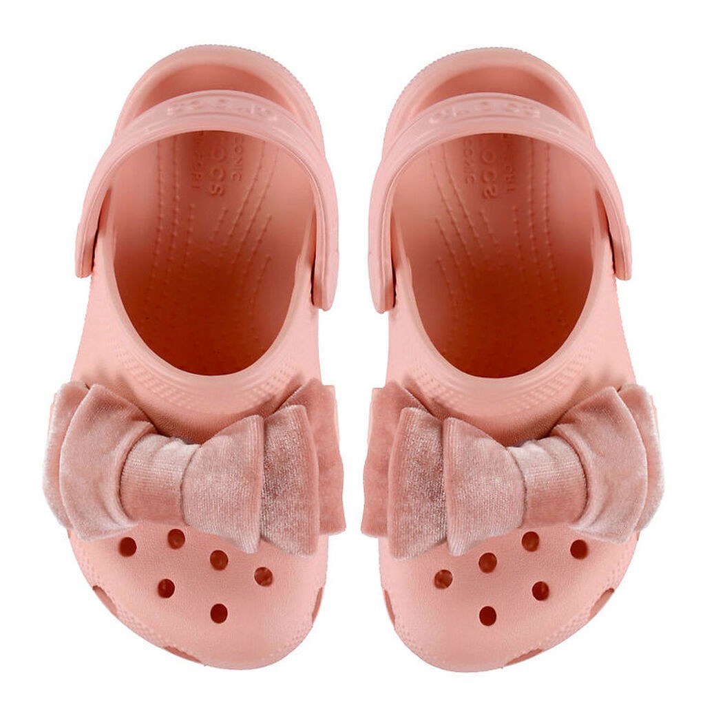Crocs Sandaler - Classic Bow Clog K - Powder Pink