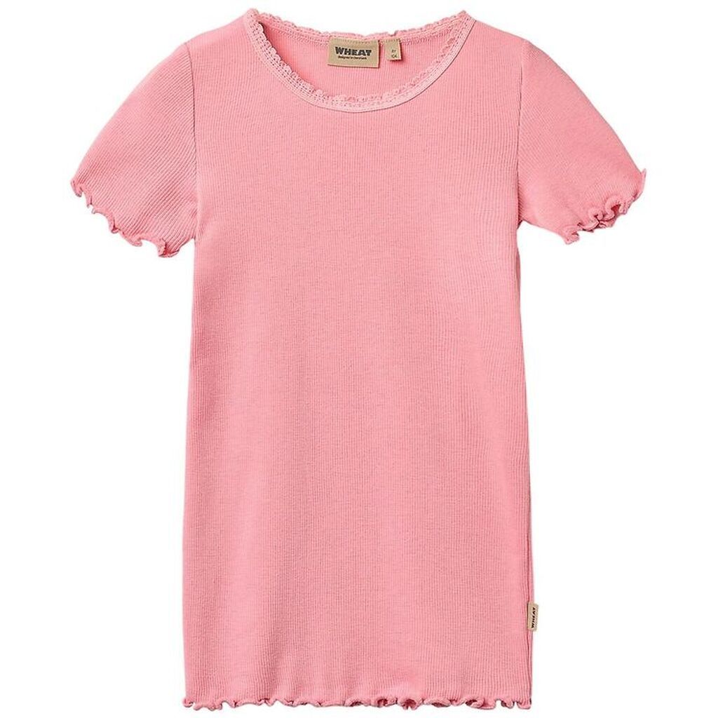 Wheat T-shirt - Rib - Katie - Bubblegum