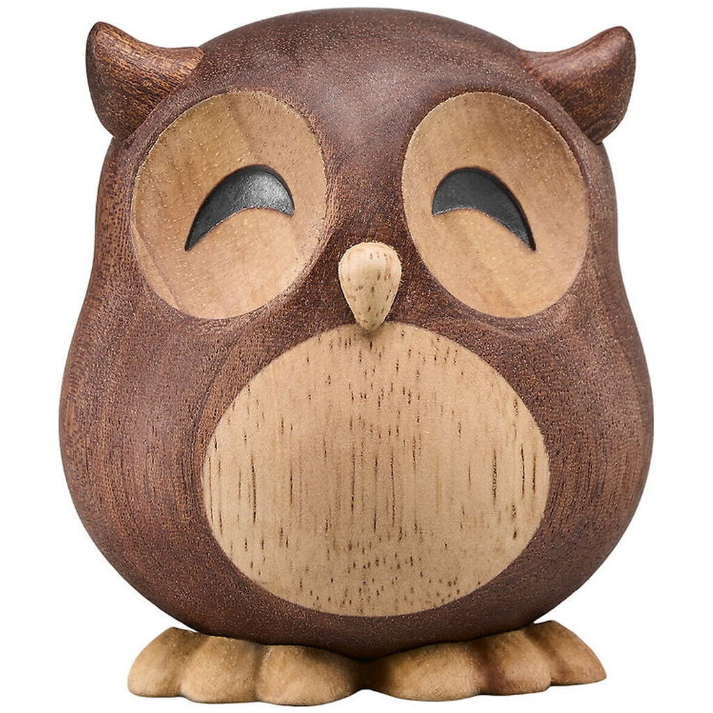 FableWood Stor Ugle - Villum - 8 cm - Natur