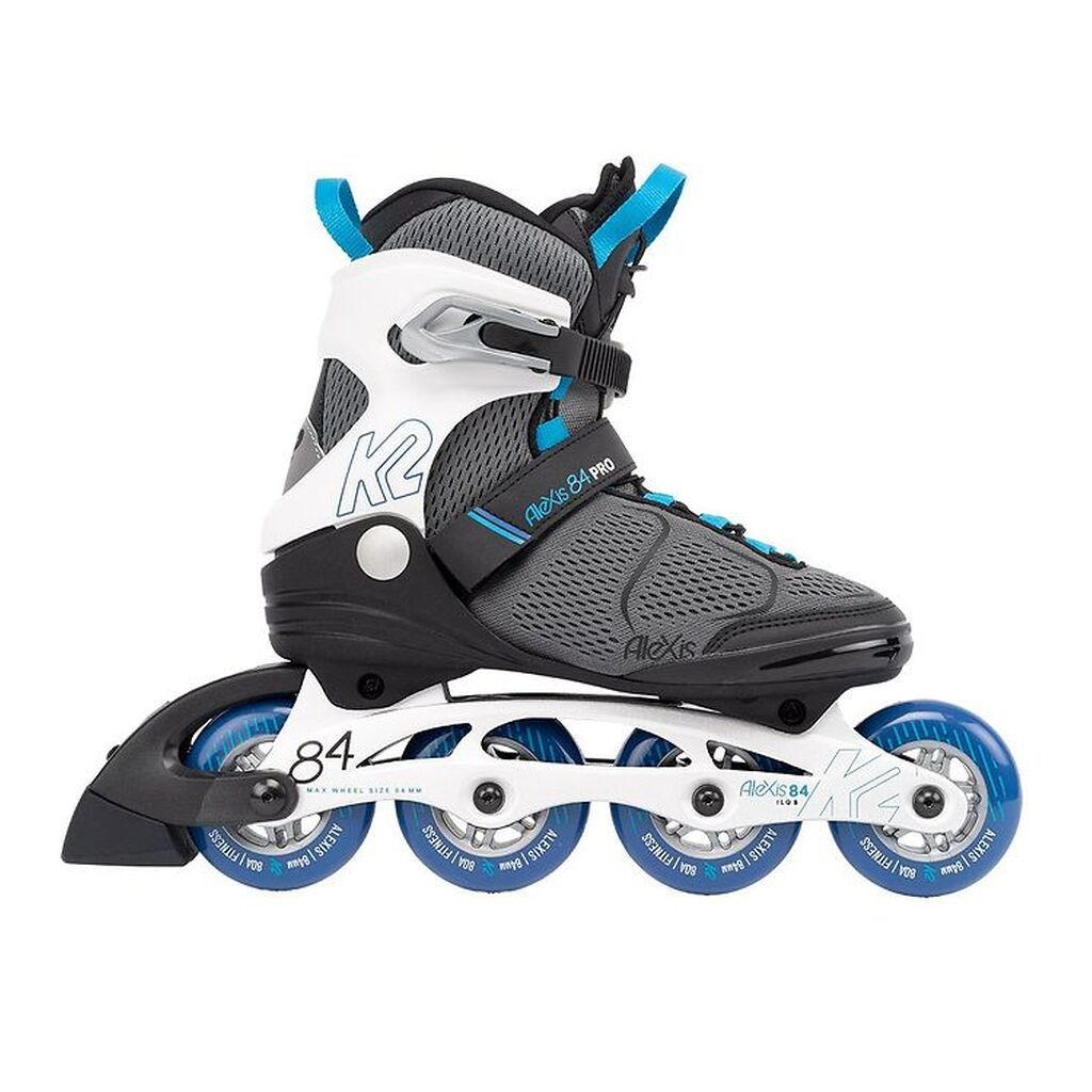 K2 Rulleskøjter - Alexis 84 Pro - Grå/Blå - Inliner