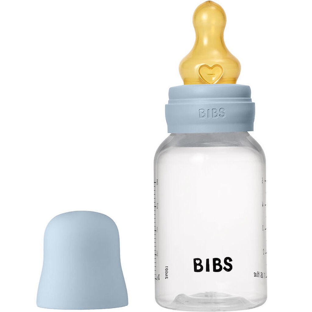 Bibs Sutteflaske - 150 ml - PP/Naturgummi - Baby Blue