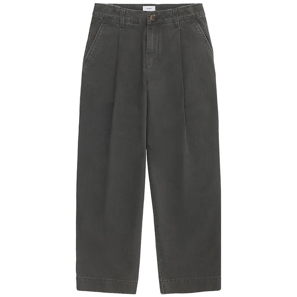 Grunt Bukser - GrCurtis - Pleat - Dark Grey