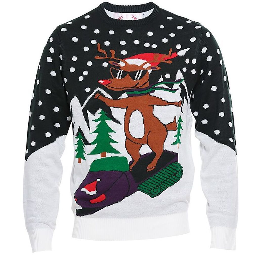 Jule-Sweaters Bluse - Scoodoolf - Mørkegrøn