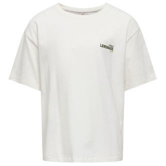 Kids Only T-shirt - KogHelen- Cloud Dancer/Lemonade