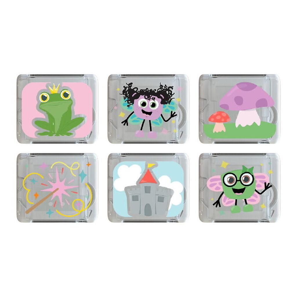 Glo Pals Sansekuber m. Lys - 6 Stk. - Fantastic Fairies