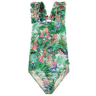 Molo Badedragt - UV50+ - Nitika - Green Tropical