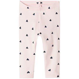 Name It Leggings - NbfDheart - Ballerina m. Hjerter