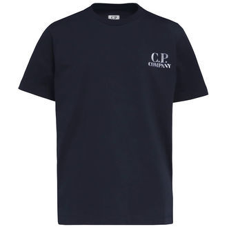 C.P. Company T-Shirt - Total Eclipse Blue m. Print