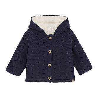 Minymo Cardigan m. Teddy - Parisian Night