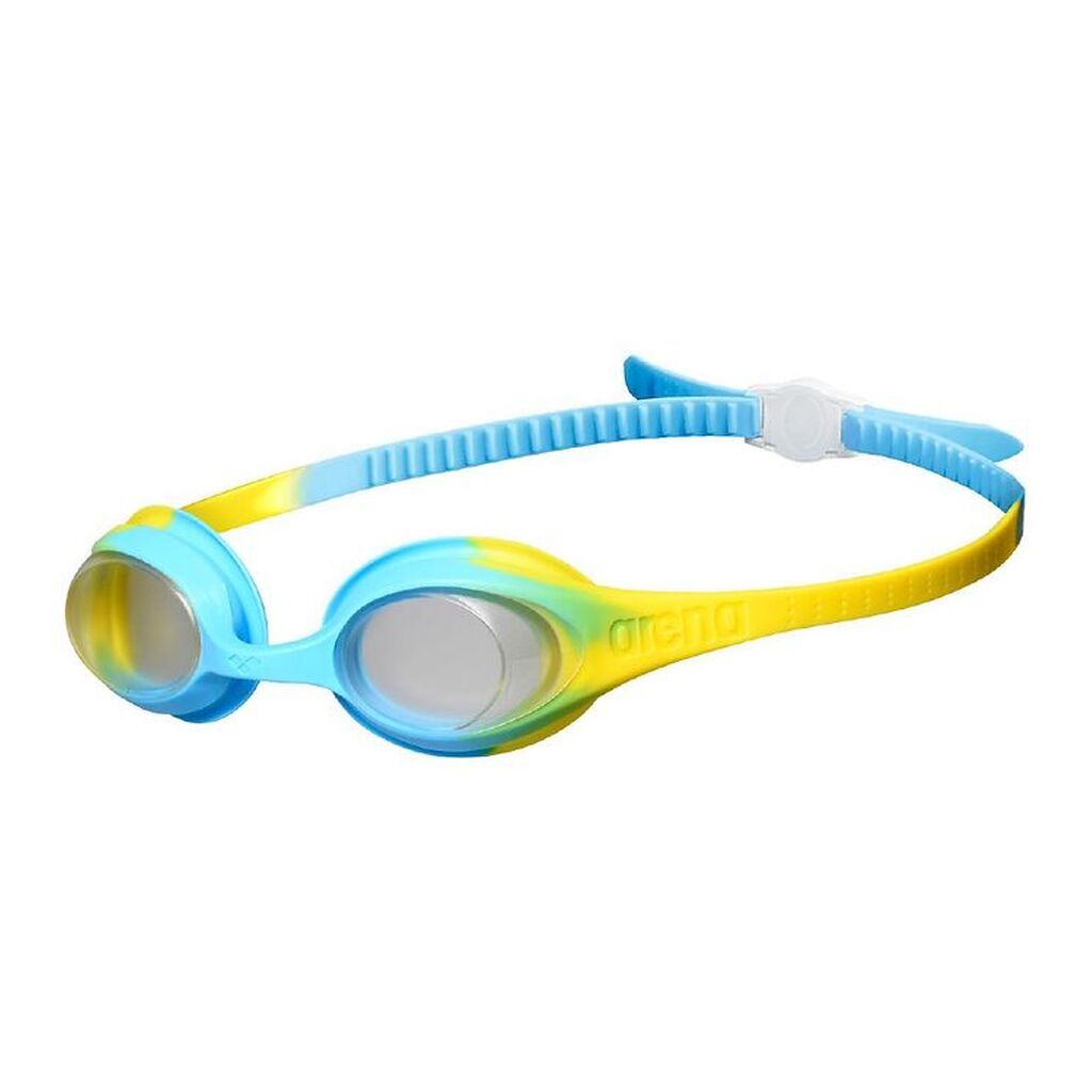 Arena Svømmebriller - Spider Kids - Clear Yellow/Lightblue