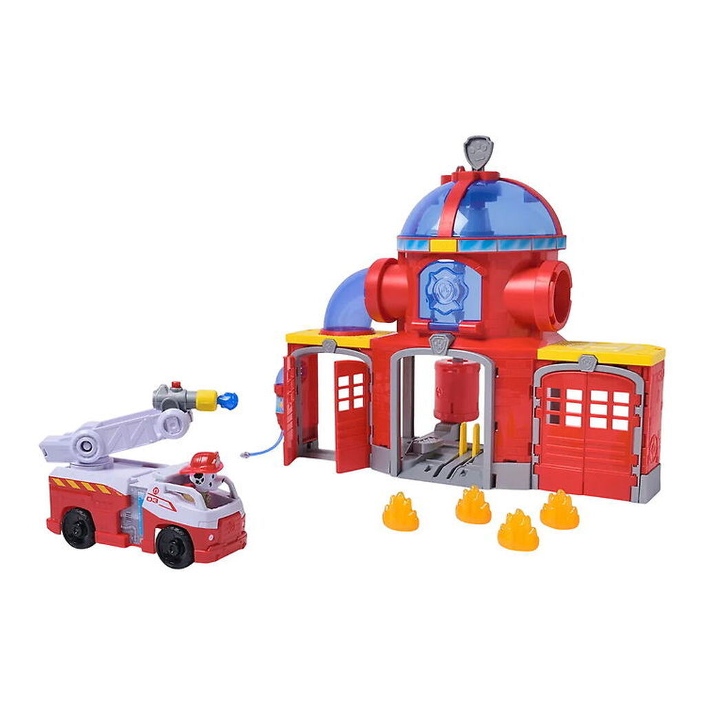 Paw Patrol Legesæt - Fire Station - Marshall