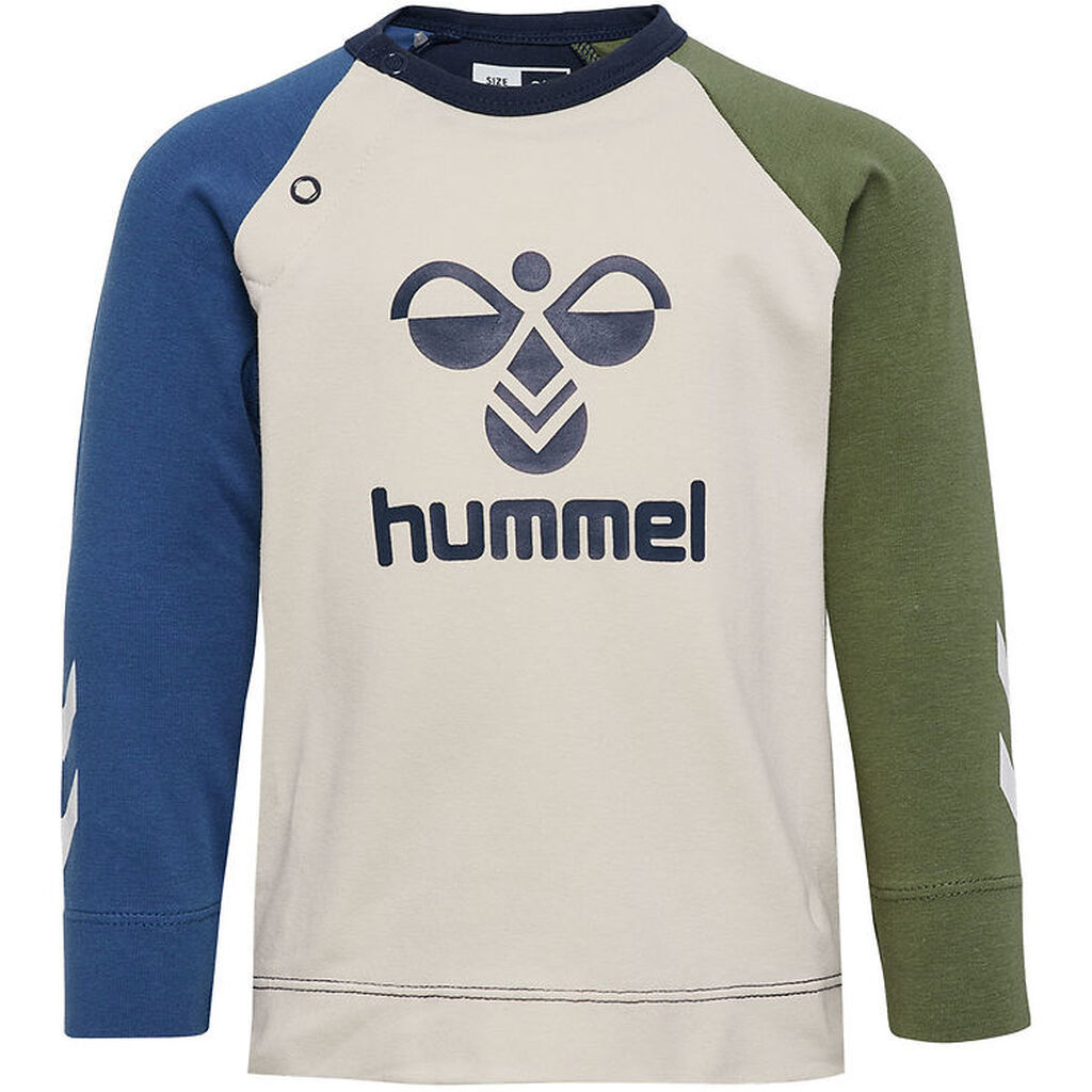 Hummel Bluse - hmlAssym - Black Iris m. Logo
