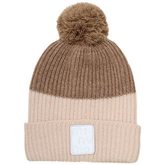 Minymo Hue m. Fleece - Uld/Akryl - Caribou m. Kvast