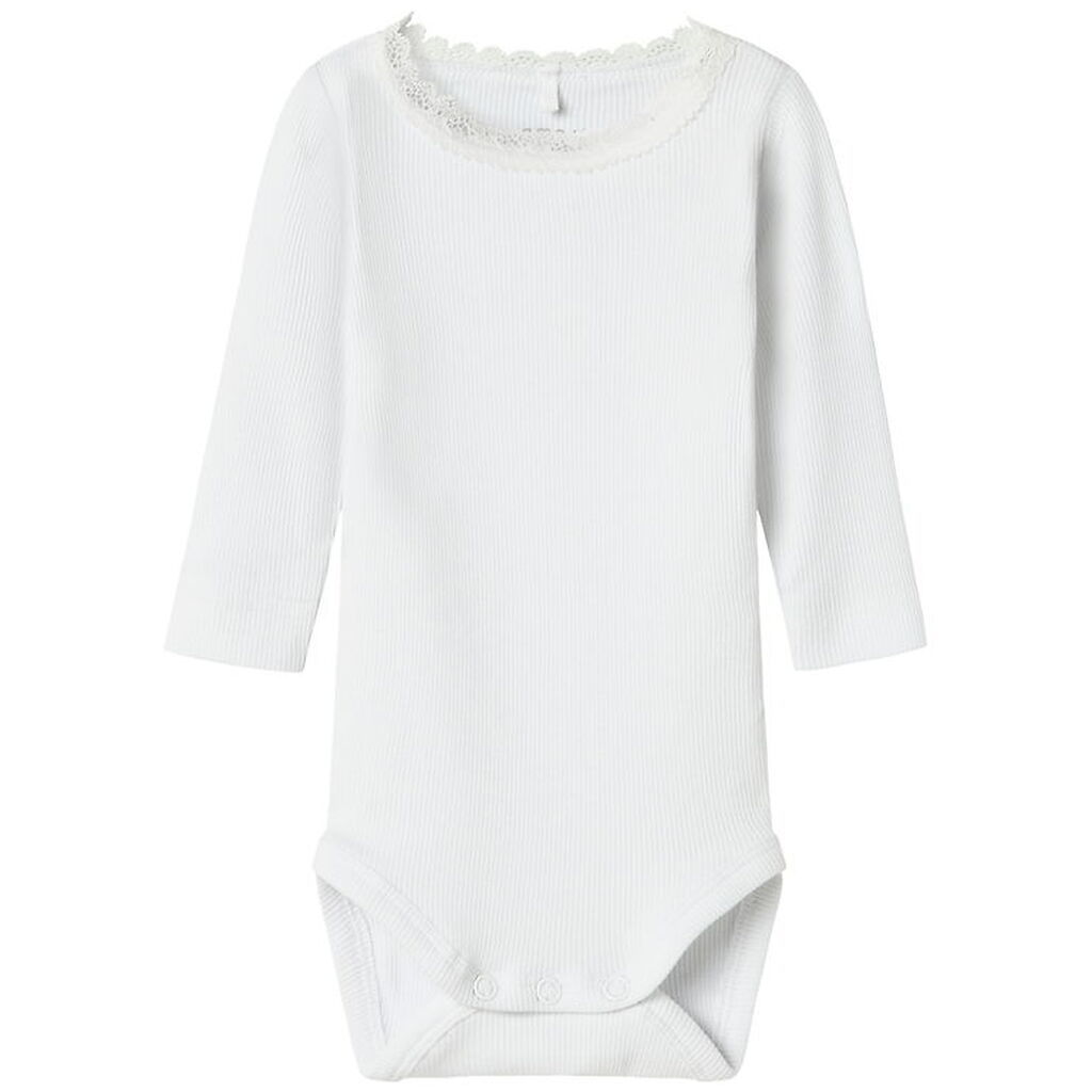Name It Body l/æ - Noos - Rib - NbfKab - Bright White