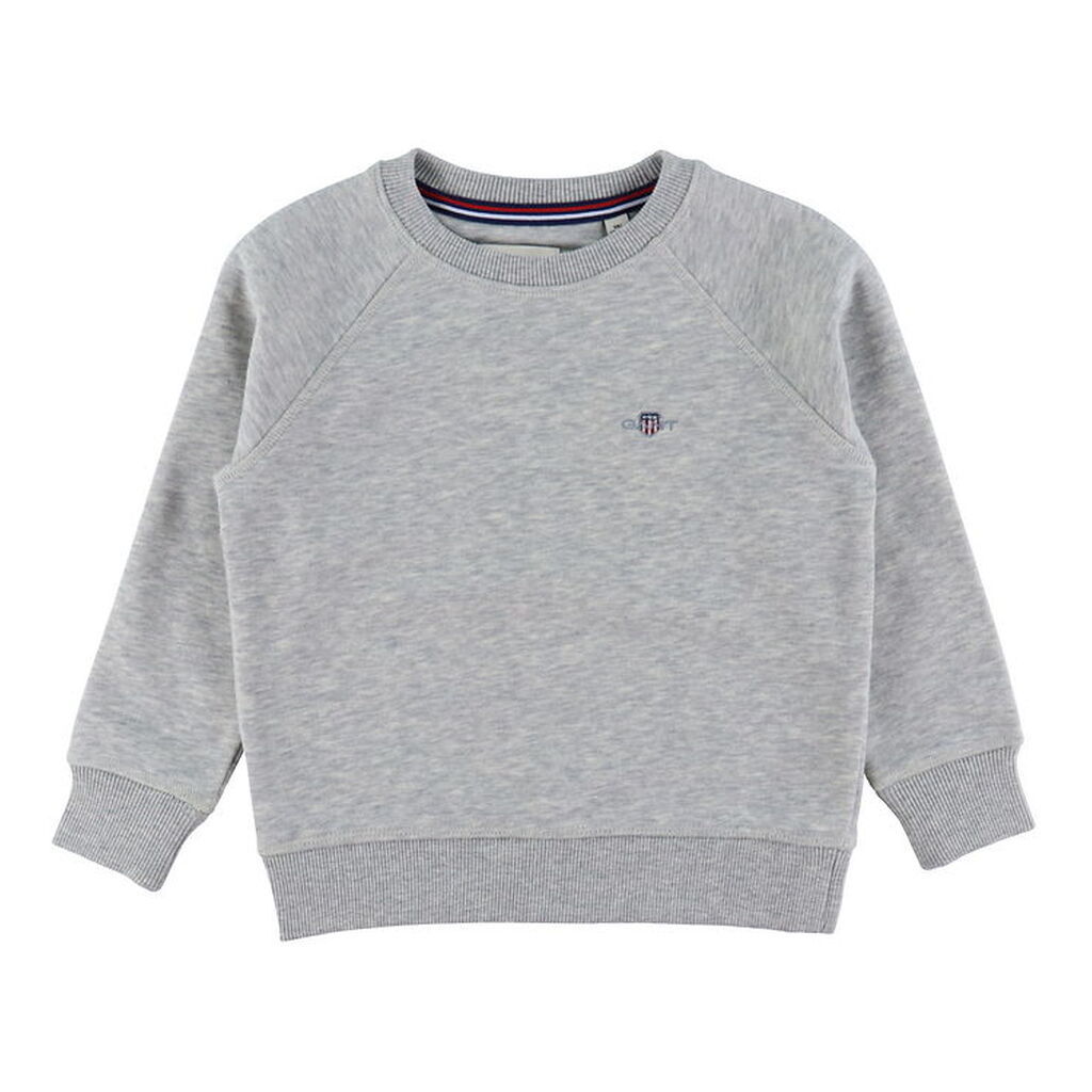 GANT Sweatshirt - Shield - Lysegråmeleret
