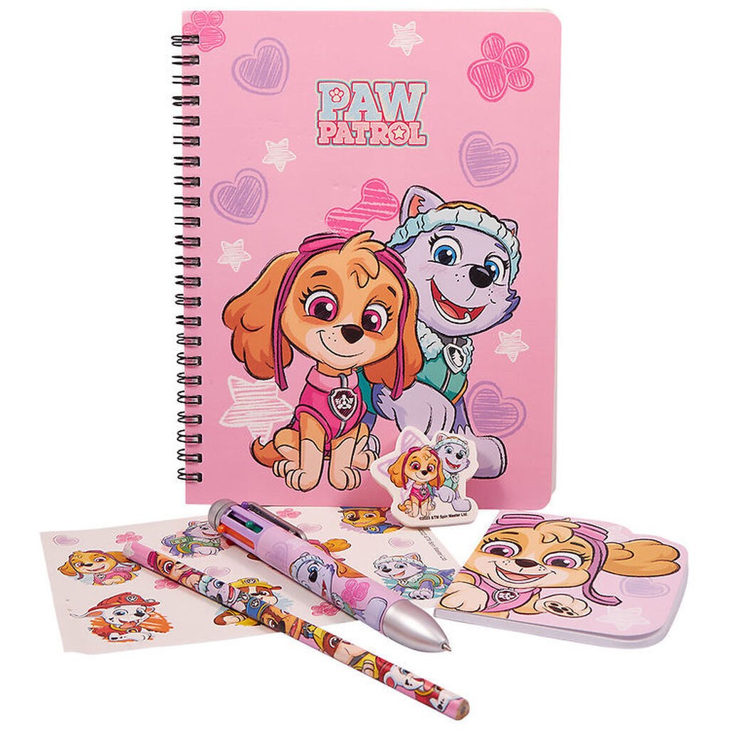Paw Patrol Skrivesæt - Lyserød