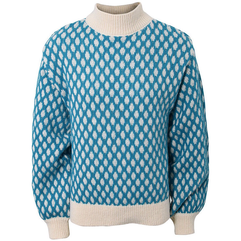 Hound Bluse - Strik - Turquoise
