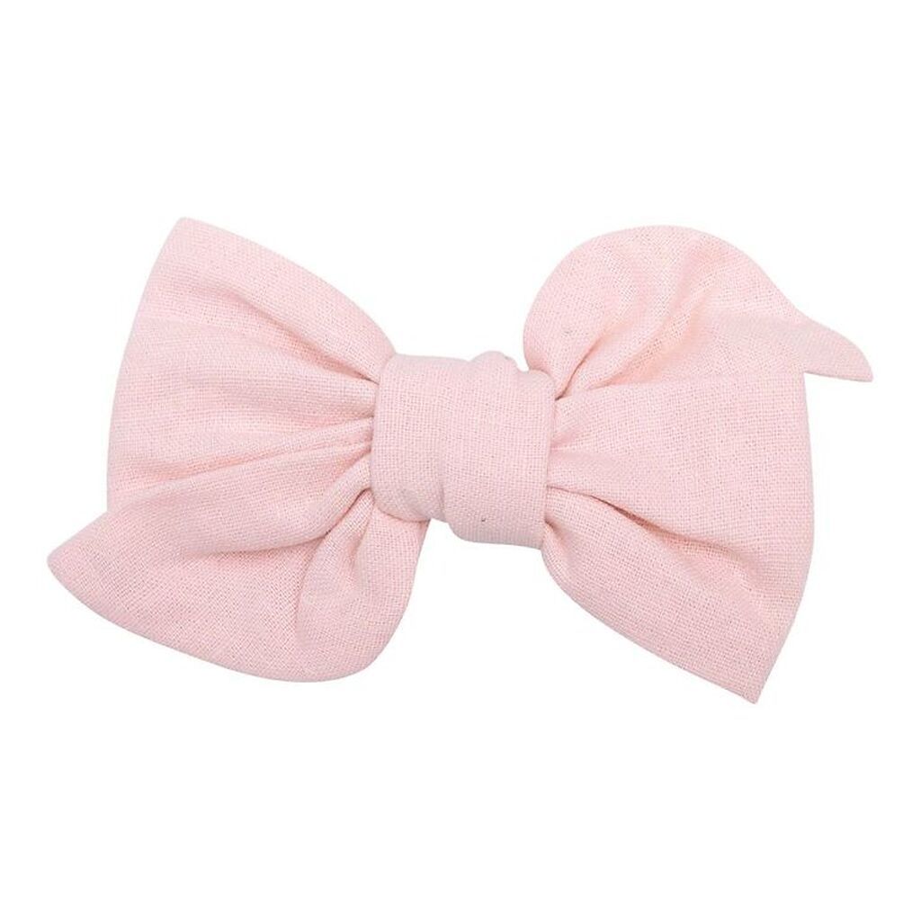 Little Wonders Hårspænde m. Sløjfe - Kaja - 8 cm - Light Pink