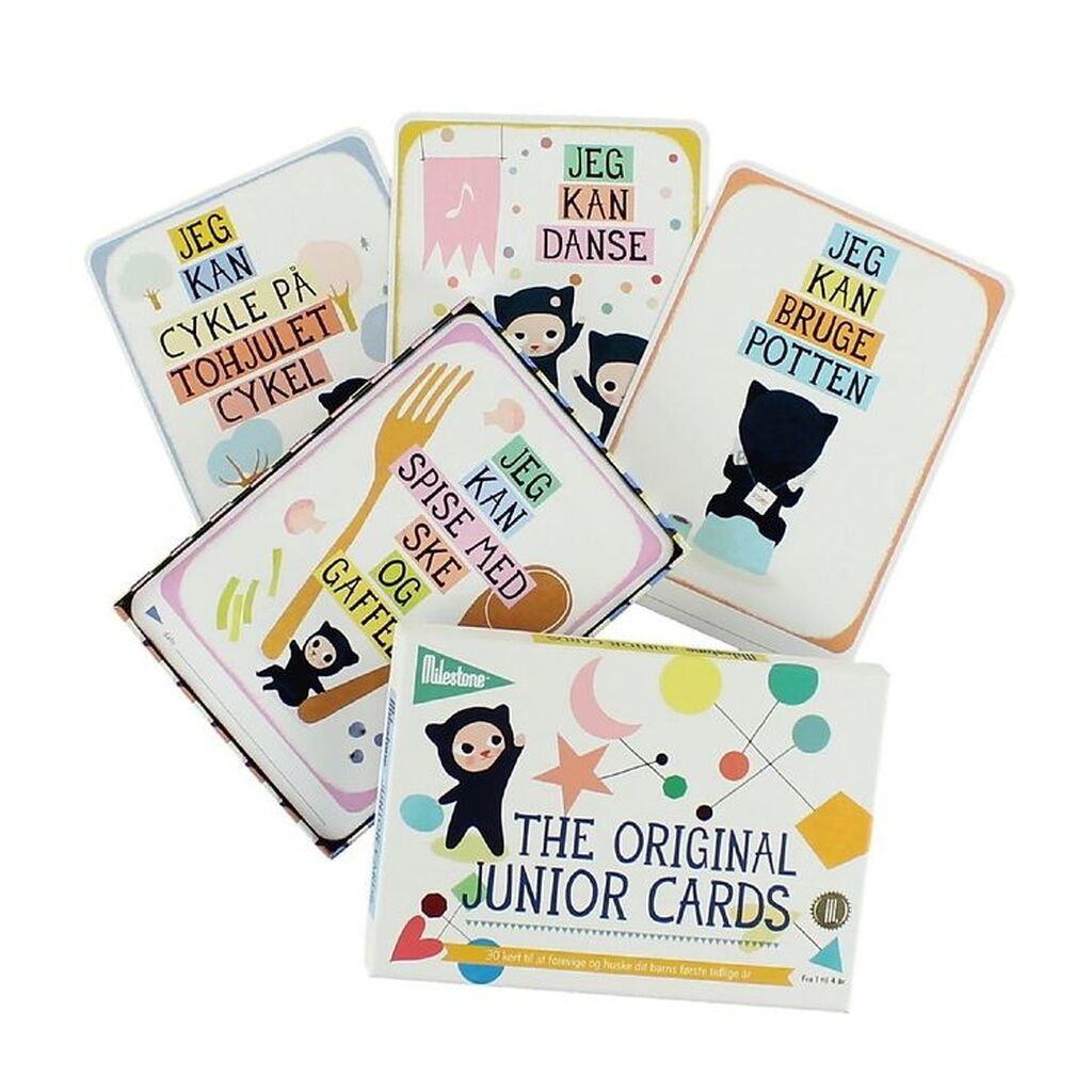 Milestone Juniorkort - Dansk - 30 stk.