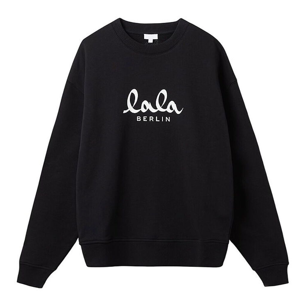 Lala Berlin Sweatshirt - Lala - Sort m. Hvid